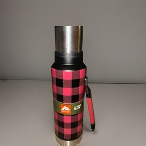 Ozark Trail 1.5 qt Water Bottle Flask Buffalo PLAID Pattern Brand New